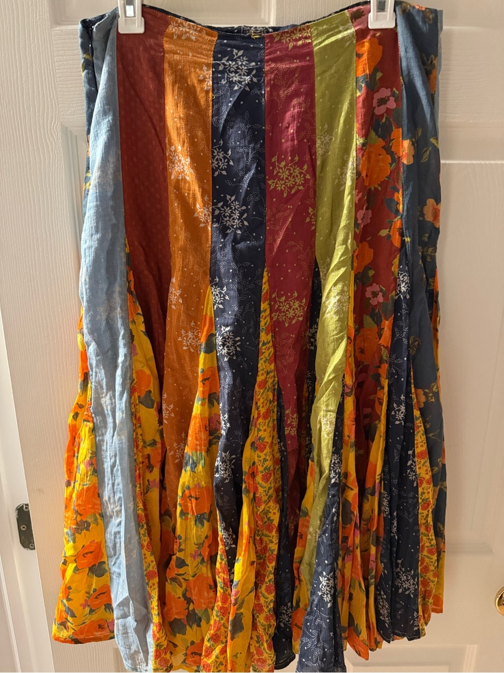 Free People Piper Mixed Patchwork Skirt - Picture 4 of 5